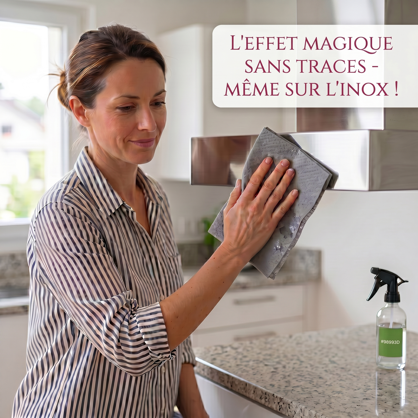 Chiffon Magique en Microfibre - Inovia (Lot de 4 pièces)