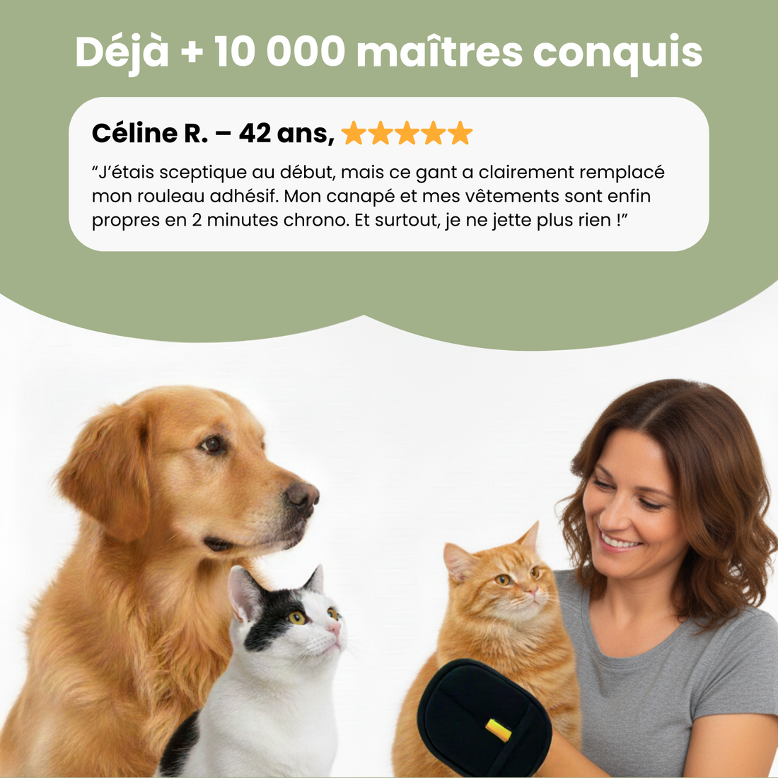 Gant anti-poils - Inovia