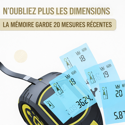 Mètre laser MultiMesure 3 en 1™ - Inovia