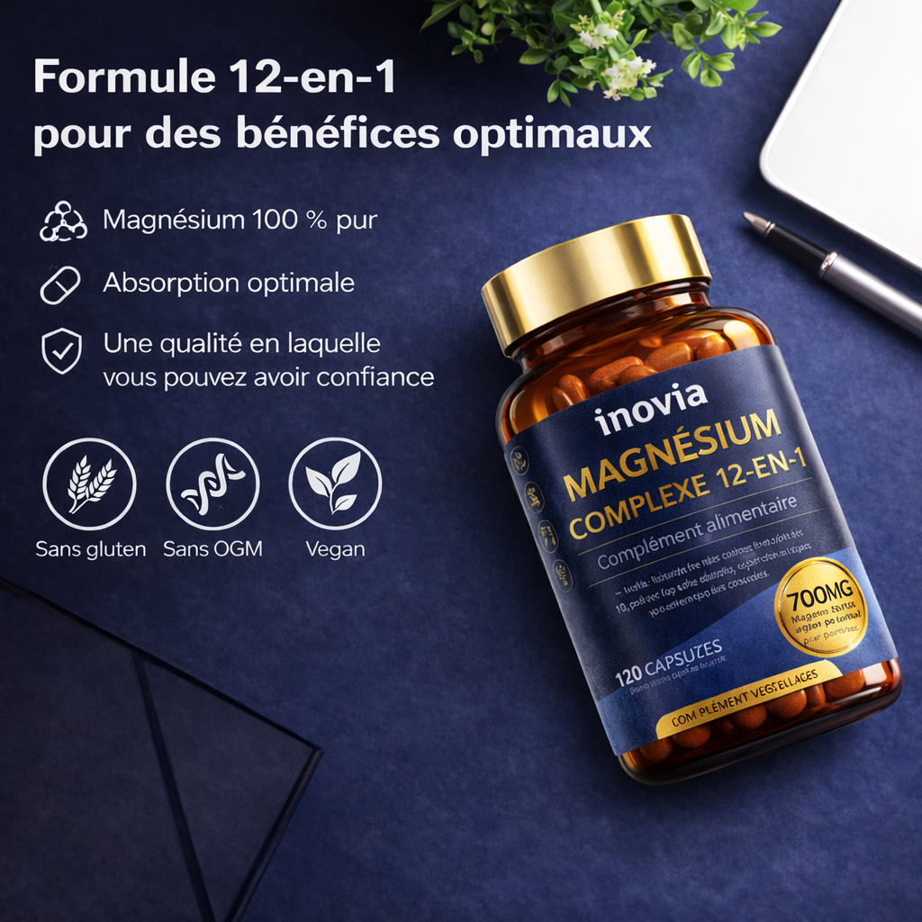Complexe de magnésium 12-en-1 — 700 mg