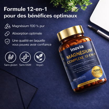 Complexe de magnésium 12-en-1 — 700 mg