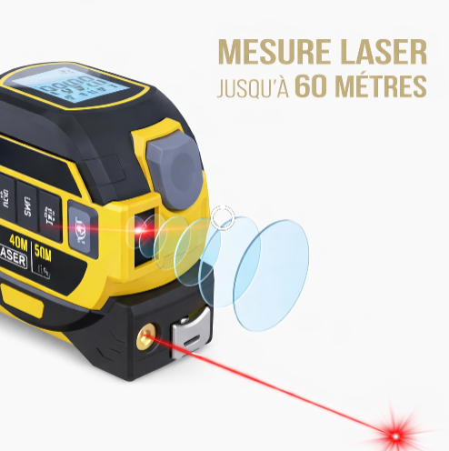 Mètre laser MultiMesure 3 en 1™ - Inovia