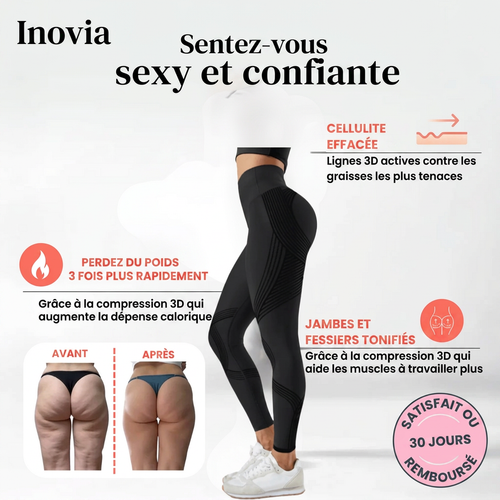 Leggings 3D Inovia – Redéfinissez votre silhouette sans effort