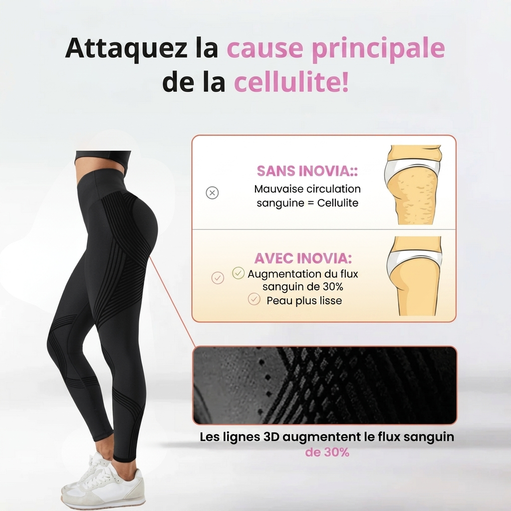 Leggings 3D Inovia – Redéfinissez votre silhouette sans effort