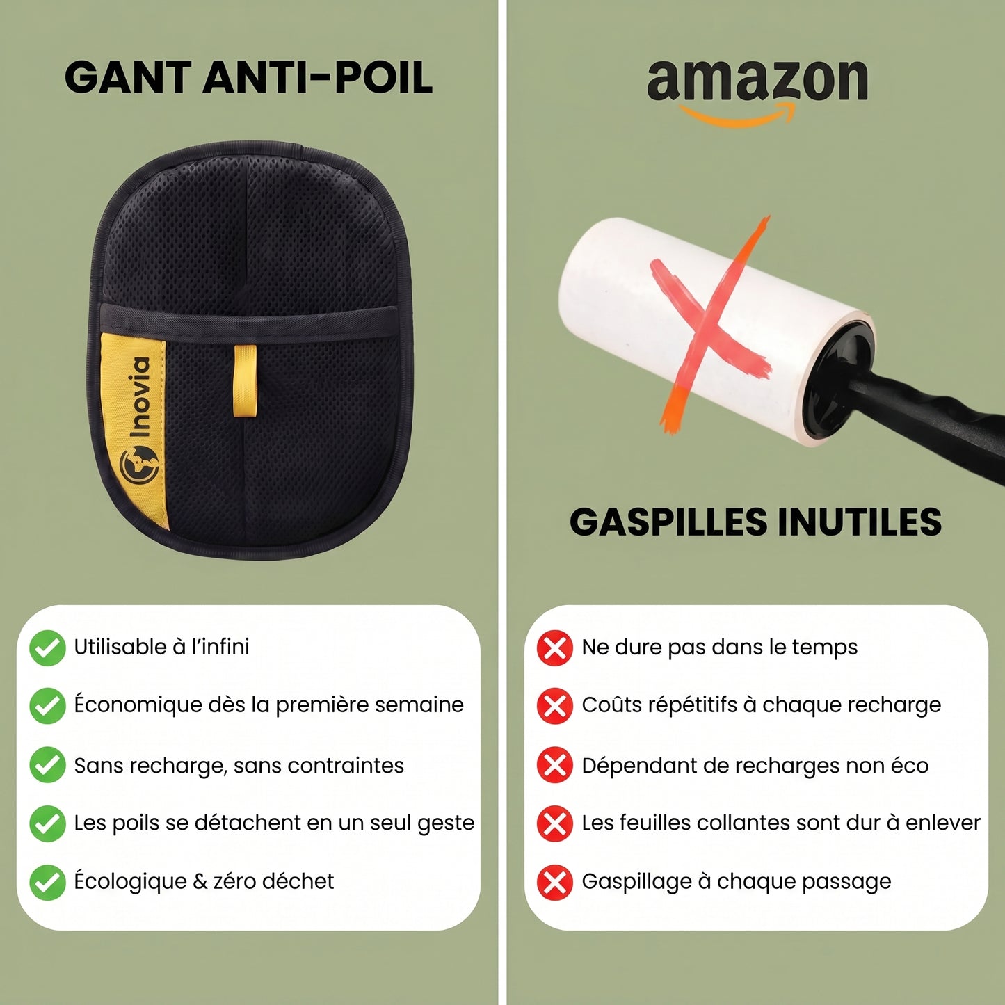 Fini les Poils Partout : Le Gant Réutilisable Qui Nettoie en 30 Secondes